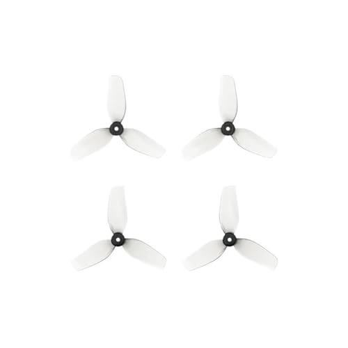 INSOGZRAF Universal Drone Propeller 2 Paar 31mm 1,0mm Welle for 0702 Remote Quadcopter(2pairs Grey) von INSOGZRAF
