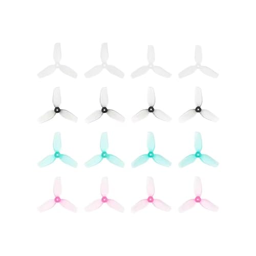 INSOGZRAF Universal Drone Propeller 2 Paar 31mm 1,0mm Welle for 0702 Remote Quadcopter(8 Pairs Mix Color) von INSOGZRAF