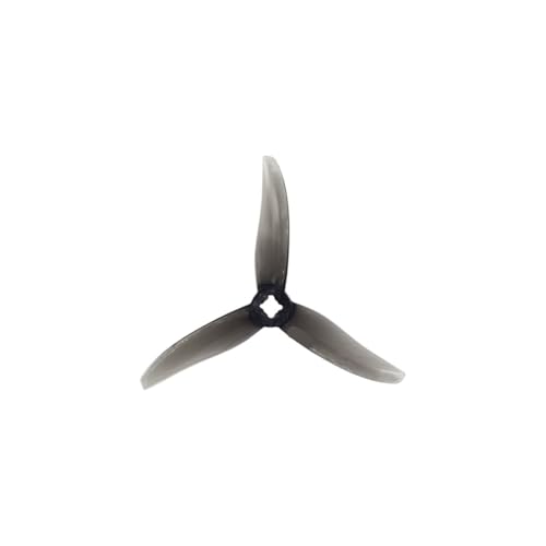 INSOGZRAF Universal Drone Propeller 2 Paar 4 Stück 3525 3,5X2,5 X3 3-Blatt PC M5 und T-Typ Halterung for mit FPV(Clear Gray) von INSOGZRAF