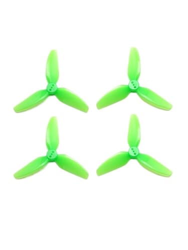 INSOGZRAF Universal Drone Propeller 2 Pairs T3X3X3 3-Blatt 3-Zoll CCW CW for RC FPV DIY(Green 2 Pairs) von INSOGZRAF