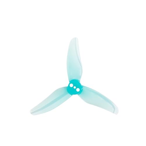 INSOGZRAF Universal Drone Propeller 2512 2,5X1,2 X3 3-Blatt PC 1,5mm for RC FPV Freestyle Teile(4Pairs Blue) von INSOGZRAF