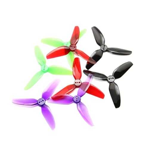 INSOGZRAF Universal Drone Propeller 3030 3 stück PC CW CCW for RC FPV 3 Zoll Zahnstocher(Red) von INSOGZRAF