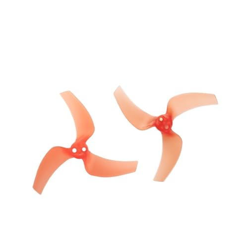 INSOGZRAF Universal Drone Propeller 3032 3 Zoll 3 Stück for Hub 2 mm PC Propeller RC Hobby DIY Teile 4 Paare/8 Stück(Orange) von INSOGZRAF