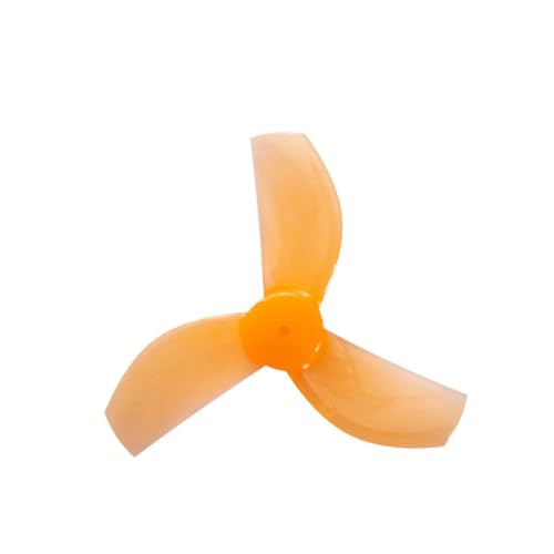 INSOGZRAF Universal Drone Propeller 35mm-3 35mm 3-Blatt PC 1,0mm for RC FPV Freestyle FPV Teile(Orange 4pair) von INSOGZRAF