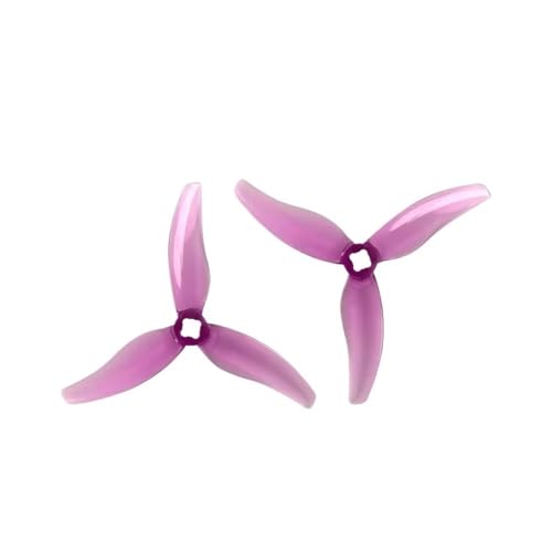 INSOGZRAF Universal Drone Propeller 3630 3,6 x 3 x 3 DREI-Blatt PC for FPV 3,5-Zoll 2004(2 Pairs Purple) von INSOGZRAF