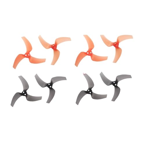 INSOGZRAF Universal Drone Propeller 4 Pairs/8 Stück 3032 3 Zoll 3 stück 2mm Löcher PC FPV for 2 Zubehör DIY Teile(4Pairs Mix 2) von INSOGZRAF
