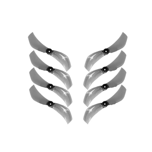 INSOGZRAF Universal Drone Propeller 4 Pairs 40mm 1610 Dual laufrad PC 1mm 1,5mm Blende for RC FPV(4Pairs 1mm Gray) von INSOGZRAF