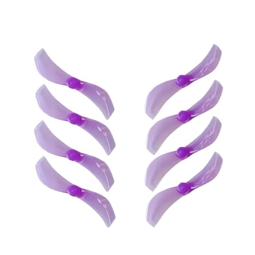 INSOGZRAF Universal Drone Propeller 4 Pairs 40mm 1610 Dual laufrad PC 1mm 1,5mm Blende for RC FPV(4Pairs 1mm Purple) von INSOGZRAF