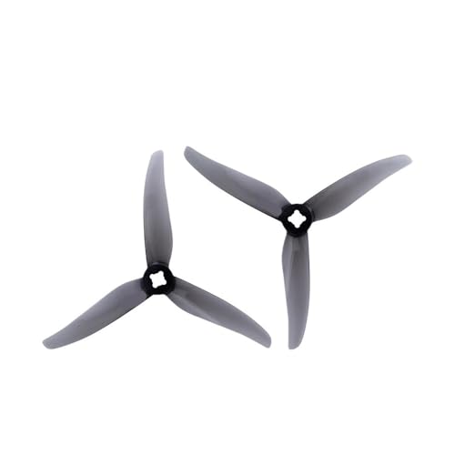 INSOGZRAF Universal Drone Propeller 4023 4 Zoll 3 tri-Blatt 1,5 Mm CW CCW FPV for 4 Zoll Toothpick FPV(12 Pairs Gray) von INSOGZRAF