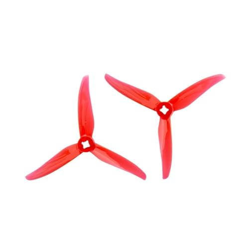 INSOGZRAF Universal Drone Propeller 4023 4 Zoll 3 tri-Blatt 1,5 Mm CW CCW FPV for 4 Zoll Toothpick FPV(12 Pairs RED) von INSOGZRAF