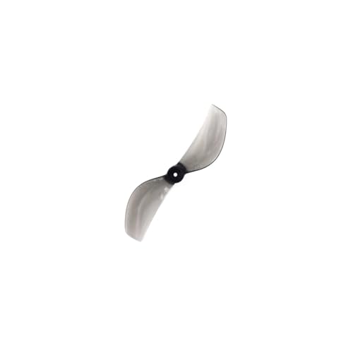 INSOGZRAF Universal Drone Propeller 45mm Dual laufrad PC 1mm 1,5mm for RC FPV 1,8 Zoll(Clear Gray Hole 1mm) von INSOGZRAF