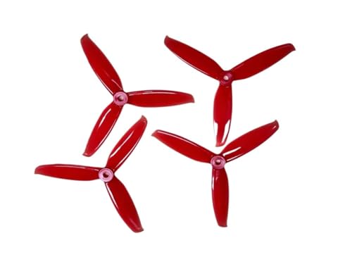 INSOGZRAF Universal Drone Propeller 5042 5X4.2X3 Dreiblatt PC for RC FPV Freestyle 5 Zoll(Watermelon) von INSOGZRAF