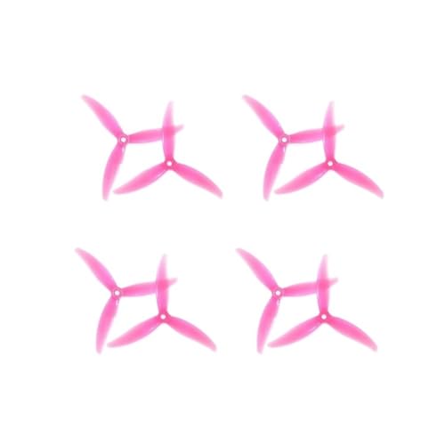 INSOGZRAF Universal Drone Propeller 5X4.3X3V2S 5043 V2 CW CCW for RC FPV 5,1 Zoll(4Pairs Pink) von INSOGZRAF