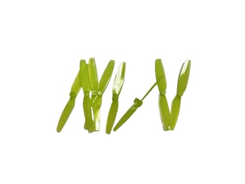 INSOGZRAF Universal Drone Propeller 65mmS 65mm Dual laufrad PC 1mm 1,5mm for Mit RC FPV 2,5 Zoll Zubehör(Yellow 1.5mm) von INSOGZRAF