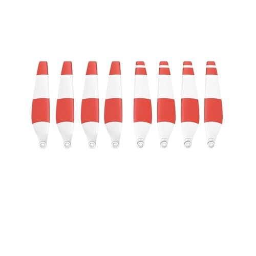 INSOGZRAF Universal Drone Propeller 8/16 Pcs for laufrad flügelrad Schraube Flügel(8pcs Red-White) von INSOGZRAF