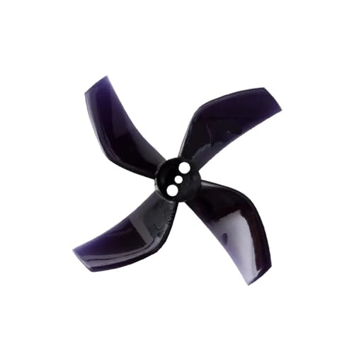 INSOGZRAF Universal Drone Propeller D51 2020 2x2x4 2-Zoll 50,3mm 4-Blatt PC 1,5mm for Mit RC FPV(8pcs 2020 Black) von INSOGZRAF