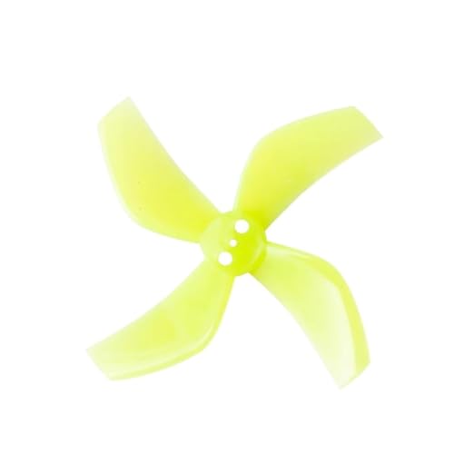 INSOGZRAF Universal Drone Propeller D51 2020 2x2x4 2-Zoll 50,3mm 4-Blatt PC 1,5mm for Mit RC FPV(8pcs 2020 Yellow) von INSOGZRAF