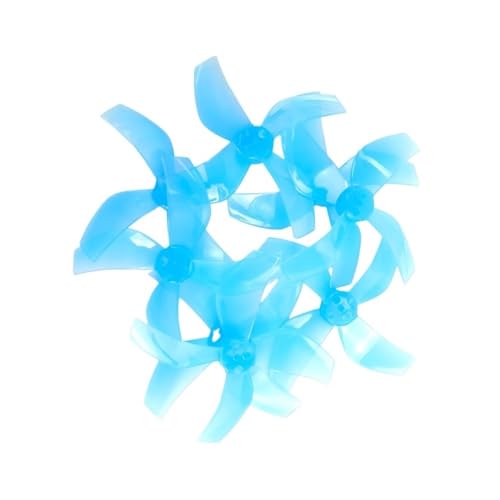 INSOGZRAF Universal Drone Propeller D51 2020 2x2x4 2-Zoll 50,3mm 4-Blatt PC for RC FPV BETA85X(16pcs 2020 Blue) von INSOGZRAF
