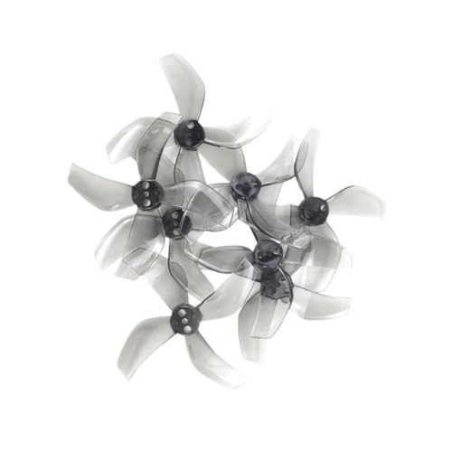 INSOGZRAF Universal Drone Propeller D51 2020 2x2x4 2-Zoll 50,3mm 4-Blatt PC for RC FPV BETA85X(16pcs 2020 Gray) von INSOGZRAF