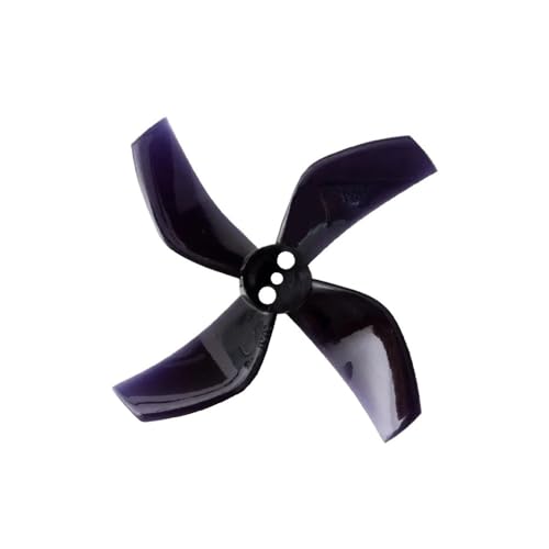 INSOGZRAF Universal Drone Propeller D51 2020 2x2x4 2-Zoll 50,3mm 4-Blatt PC for RC FPV Freestyle(8pcs 2020 Black) von INSOGZRAF