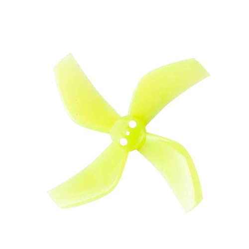 INSOGZRAF Universal Drone Propeller D51 2020 2x2x4 2-Zoll 50,3mm 4-Blatt PC for RC FPV Freestyle(8pcs 2020 Yellow) von INSOGZRAF