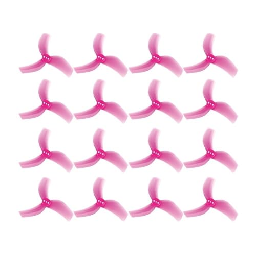 INSOGZRAF Universal Drone Propeller D63 Gefasst 63mm 2,5 Zoll 3-Blatt for RC FPV(16pcs 63MM-Pink) von INSOGZRAF