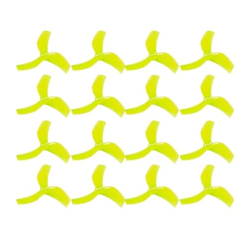 INSOGZRAF Universal Drone Propeller D63 Gefasst 63mm 2,5 Zoll 3-Blatt for RC FPV(16pcs 63MM-Yelllow) von INSOGZRAF