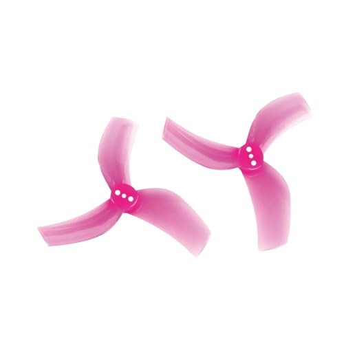 INSOGZRAF Universal Drone Propeller D63 Gefasst 63mm 2,5 Zoll 3-Blatt for RC FPV(4pairs Pink) von INSOGZRAF