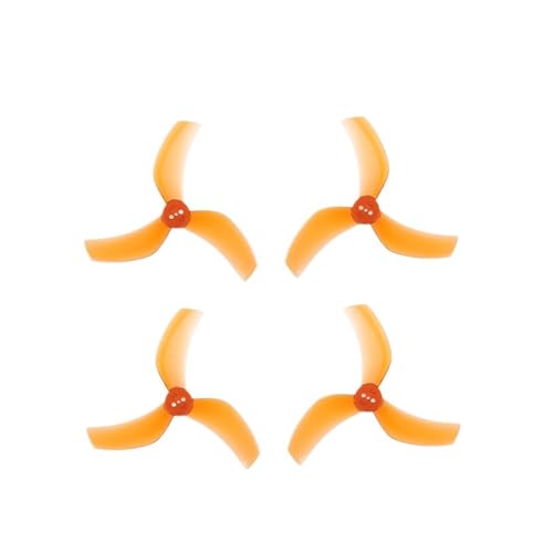 INSOGZRAF Universal Drone Propeller D90S 90mm 3-Blatt 3,5 Zoll 3 Löcher 1,5mm PC for RC Drone(2Pairs D90S-3 Whisky) von INSOGZRAF
