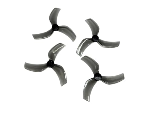 INSOGZRAF Universal Drone Propeller D90s 90mm-3 3-Blatt PC for FPV 3,5 Zoll Gefasst Ersatz(Clear Gray) von INSOGZRAF