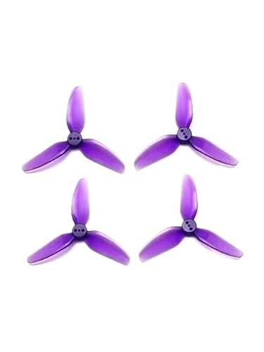 INSOGZRAF Universal Drone Propeller T3X3X3 3-Blatt/Tri-Blade 3-Zoll CW CCW for FPV RC AC(4PCS T3X3X3 Purple) von INSOGZRAF