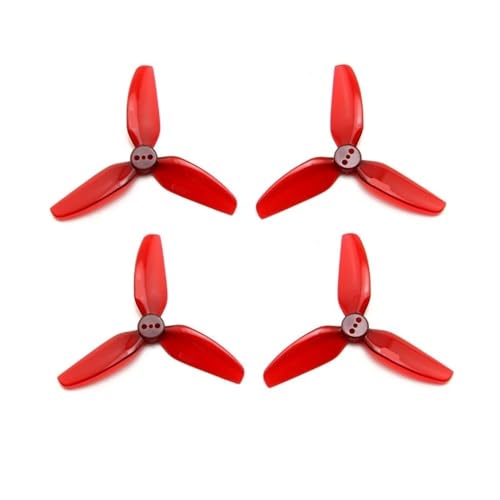 INSOGZRAF Universal Drone Propeller for Mit 3-Blatt 3-Zoll 3030 3-Blatt Anti-Drop Zahnstocher(Red) von INSOGZRAF
