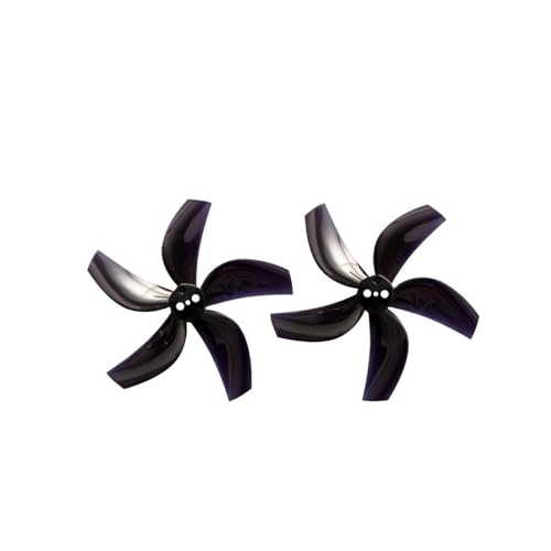 INSOGZRAF Universal Drone Propeller for Mit D63 5-Blatt PC Gefasst 63mm 2,5 Zoll RC FPV Freestyle(Black) von INSOGZRAF