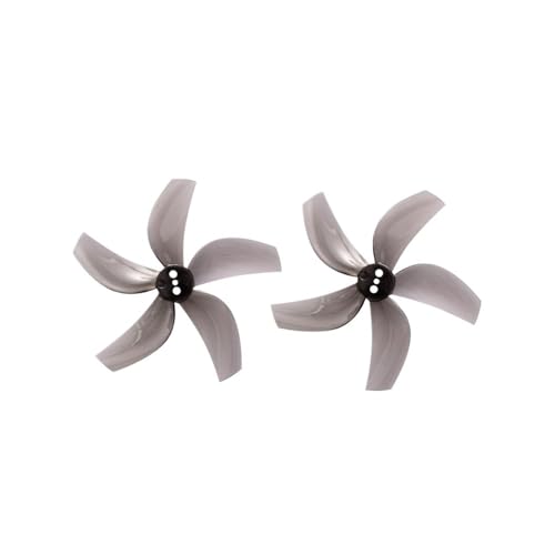 INSOGZRAF Universal Drone Propeller for Mit D63 5-Blatt PC Gefasst 63mm 2,5 Zoll RC FPV Freestyle(Light Grey) von INSOGZRAF