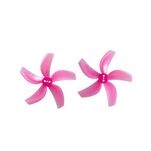 INSOGZRAF Universal Drone Propeller for Mit D63 5-Blatt PC Gefasst 63mm 2,5 Zoll RC FPV Freestyle(Pink) von INSOGZRAF