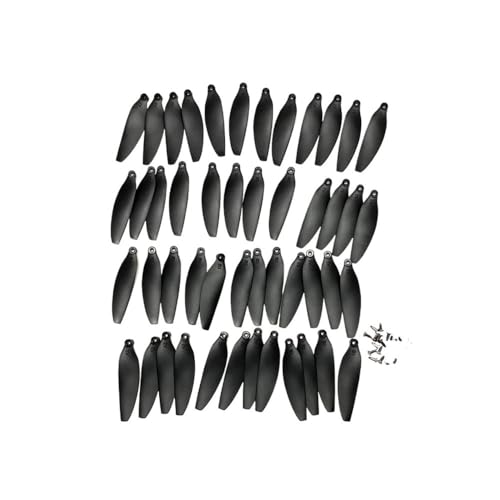 INSOGZRAF Universal Drone Propeller for Mit E E8 Remote Quadcopter Zubehör 58mm laufrad Schraube Zubehör(48pcs Blades) von INSOGZRAF
