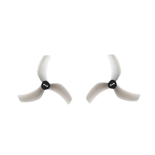 INSOGZRAF Universal for Drone Propeller 12 Stück/6 Paar D90s-3 D90s 3-Blatt 1,5mm for 3,5-Zoll FPV(6pairs Grey d90s) von INSOGZRAF