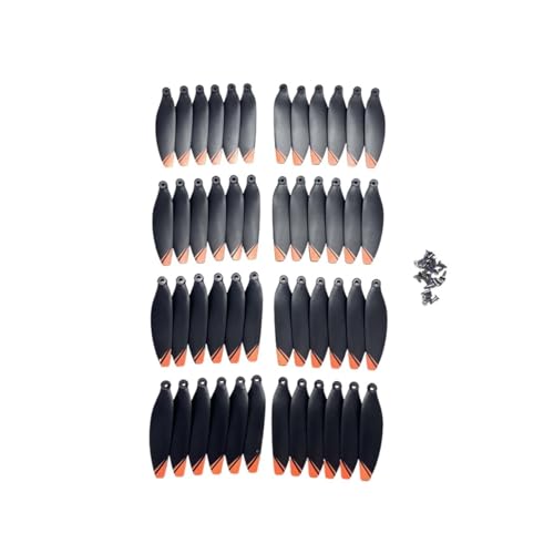 INSOGZRAF Universeller Drohnenpropeller for bürstenlosen Motor, Hindernisvermeidung, Faltbarer Mini-Fern-Quadcopter(48 PCS) von INSOGZRAF