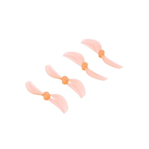INSOGZRAF Universelles Drohnenzubehör for 75 45 mm 2-Blatt- und 3-Blatt-Propeller (1,5 mm Welle, 4 Stück)(2 Blades pink) von INSOGZRAF
