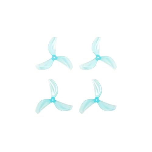 INSOGZRAF Universelles Drohnenzubehör for 75 45 mm 2-Blatt- und 3-Blatt-Propeller (1,5 mm Welle, 4 Stück)(3 Blades Green) von INSOGZRAF