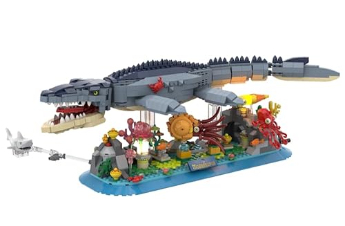 INSOON Dinosaurier-Bauklotz-Set mit LED-Licht, 1134PCS bewegliche Meerestiere mit Display-Ständer, Seefisch-Bauklotz-Spielzeug, Heimdekoration Geschenk für Kinder Erwachsene Teenager Jungen ab 12 Jahr INSOON Dinosaurier-Bauklotz-Set mit LED-Licht, 1134PCS bewegliche Meerestiere mit Display-Ständer, Seefisch-Bauklotz-Spielzeug, Heimdekoration Geschenk für Kinder Erwachsene Teenager Jungen ab 12 Jahr von INSOON