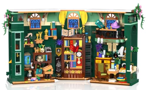 INSOON Eulen Station Book Nook Bauspielzeugset mit Licht, DIY Bookend Baustein Kit für Heimdekor, Booknook Klemmbausteine für Erwachsene Kinder Jungen Mädchen ab 8-12+ INSOON Eulen Station Book Nook Bauspielzeugset mit Licht, DIY Bookend Baustein Kit für Heimdekor, Booknook Klemmbausteine für Erwachsene Kinder Jungen Mädchen ab 8-12+ von INSOON