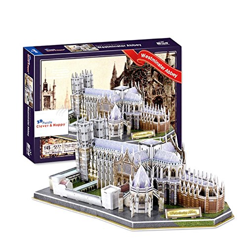 Westminster Abbey 3D-Puzzle mit Buch (145 Teile) von INSTEN