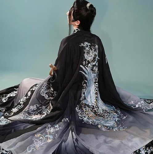 Hanfu Chinesische traditionelle Stickerei Hanfu Männlich Cosplay Kostüm Schwarz Blau Grün Hanfu Jacke von INSTR