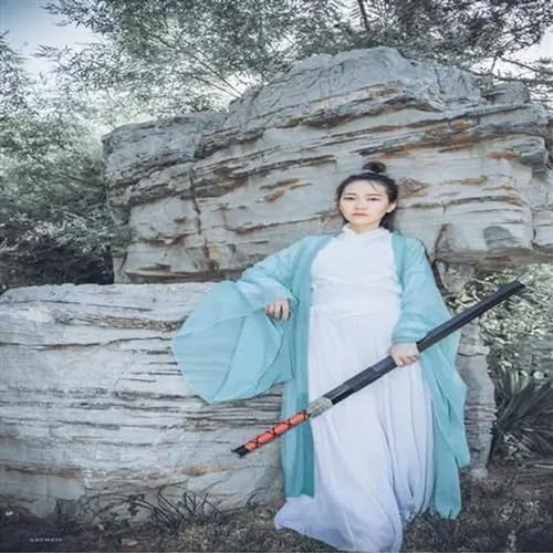 INSTR Ancient Tradition Hanfu Herren Fantasia Male Cosplay Antike Gelehrte und Schwertkämpfer Kostüm Vintage Weiß Hanfu Sets für Herren von INSTR