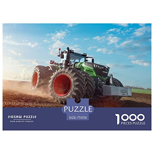1000 Stück Tractors Puzzles Für Erwachsene Impossible Puzzle 1000 Teiliges Puzzle Lernspiel Spielzeug Geschenk 1000pcs (75x50cm) von INTCHE