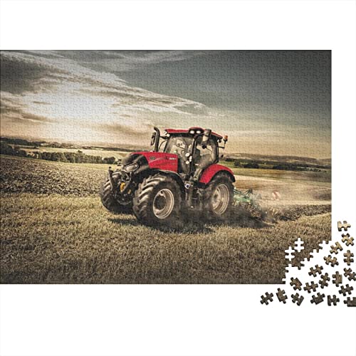 1000 Stück Tractors Puzzles Für Erwachsene Impossible Puzzle 1000 Teiliges Puzzle Lernspiel Spielzeug Geschenk 1000pcs (75x50cm) von INTCHE