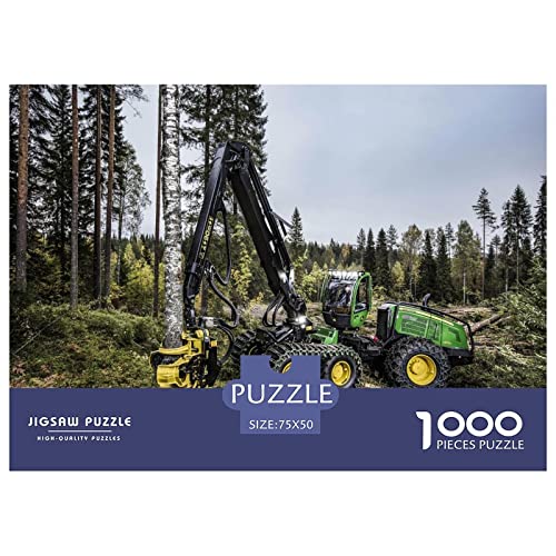 1000 Stück Tractors Puzzles Für Erwachsene Impossible Puzzle 1000 Teiliges Puzzle Lernspiel Spielzeug Geschenk 1000pcs (75x50cm) von INTCHE