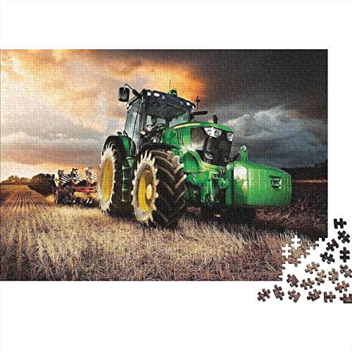 1000 Stück Tractors Puzzles Für Erwachsene Impossible Puzzle 1000 Teiliges Puzzle Lernspiel Spielzeug Geschenk 1000pcs (75x50cm) von INTCHE