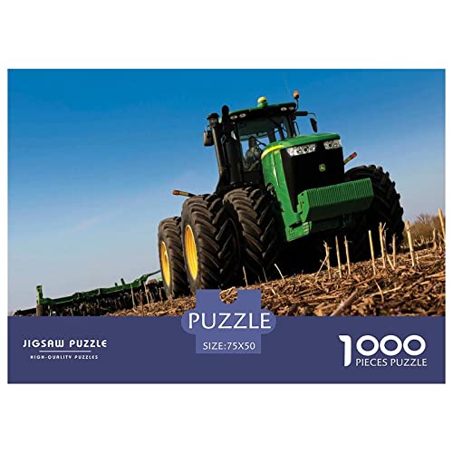 1000 Stück Tractors Puzzles Für Erwachsene Impossible Puzzle 1000 Teiliges Puzzle Lernspiel Spielzeug Geschenk 1000pcs (75x50cm) von INTCHE